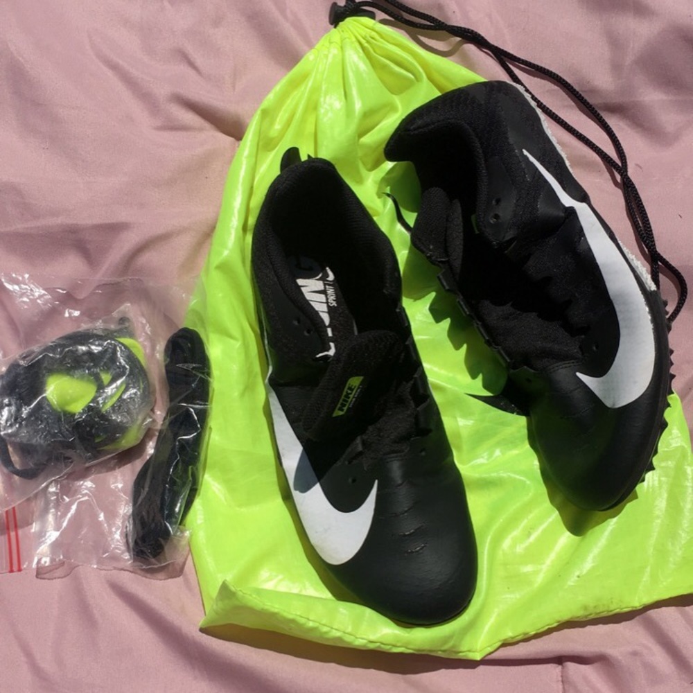 Nike track spikes black